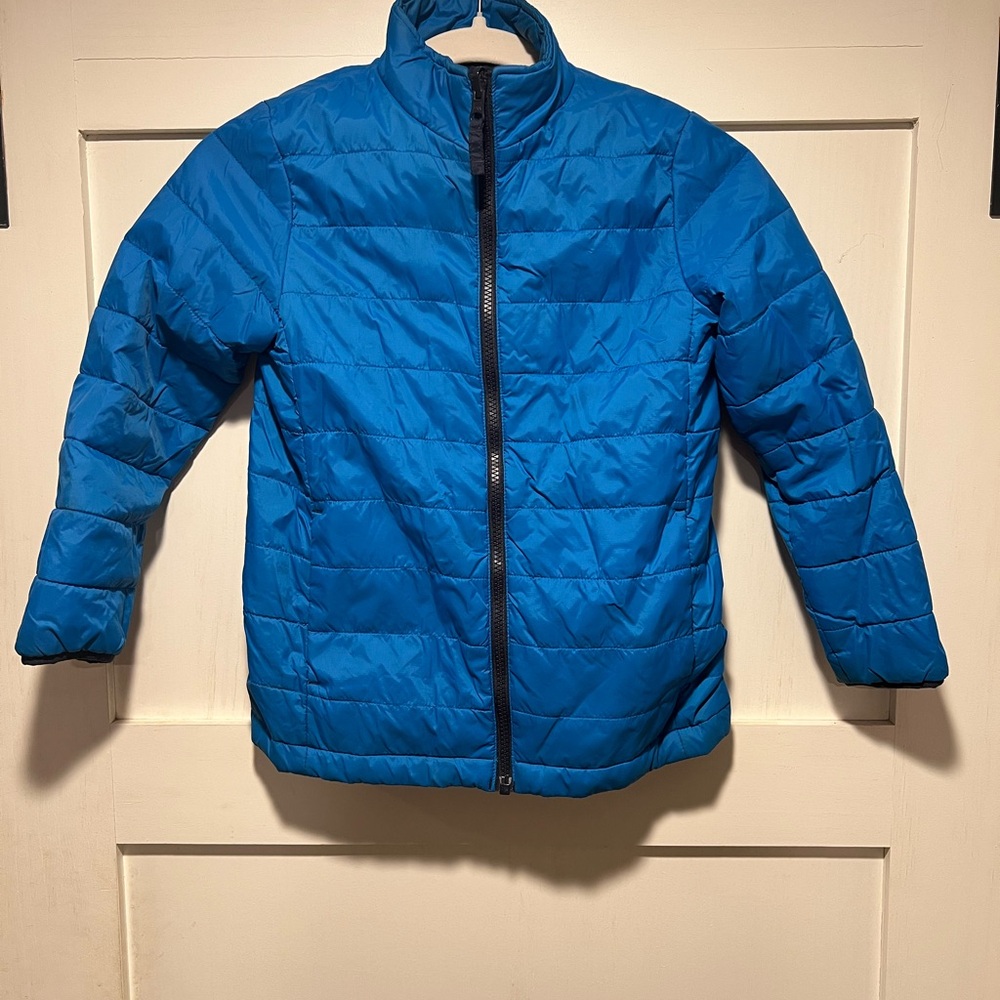 Lands' End Kids Blue Puffer Jacket